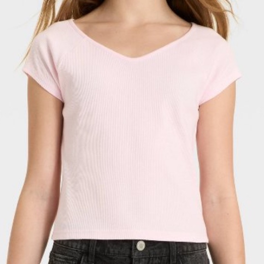 Target Pink Crop Top